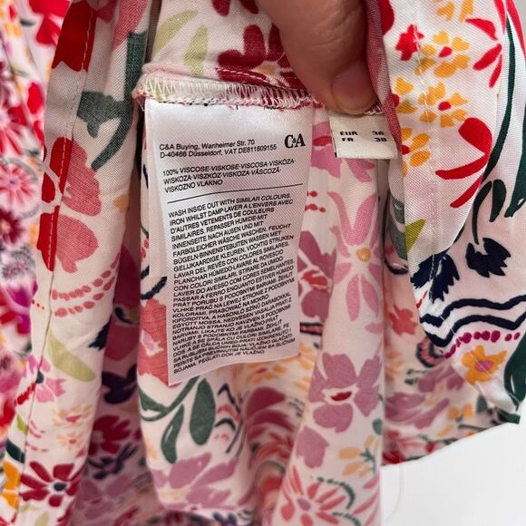 C&S Floral Maxi Dress Size Medium - Picture 3 of 11